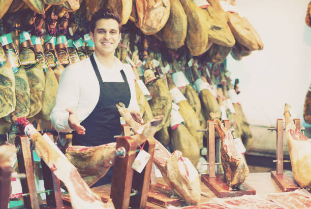 istock Seller in delicatessen section 809932698