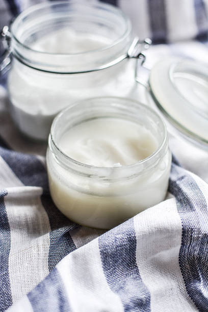 istock Coconut Oil In The Glass Jar 809944466