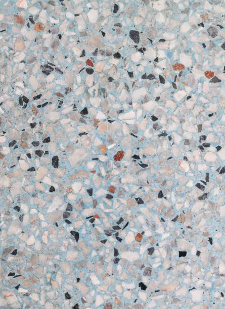 istock Terrazzo floor, Marble surface stone wall retro styled texture pattern, and color  for background 809948148