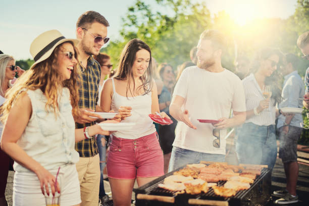 istock Friends having outdoor party 809958710