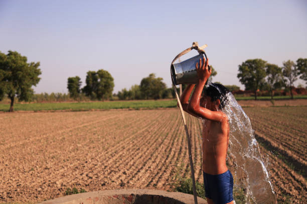 istock Child bathing outdoor in the nature 809962768