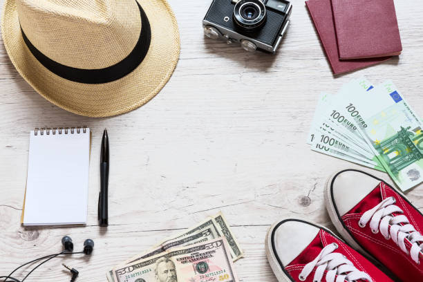 istock Set of travel stuff 809995294