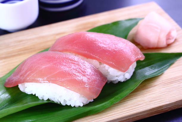 istock Tuna Sushi and Sake, Japanese Food 810047030