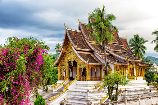Templo de Wat Xieng thong, Luang Pra bang, Laos photo