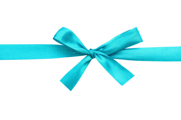 istock blue ribbon and tied bow isolated on white 810057634