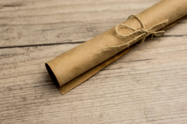 istock Vintage scroll of paper 810118176
