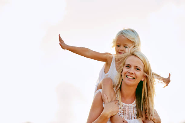 istock Mother makes me believe I can do anything, even fly 810127752