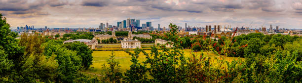istock Greenwich Panorama and London cityscape 810144556