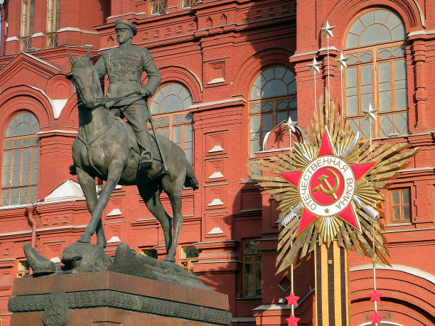 istock Moscow Monument to Marshal Zhukov May 2011 810153304