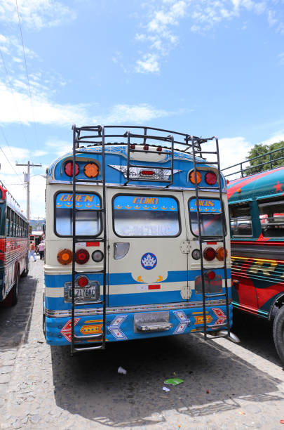 Chicken bus antigua in Guatemala May 2015