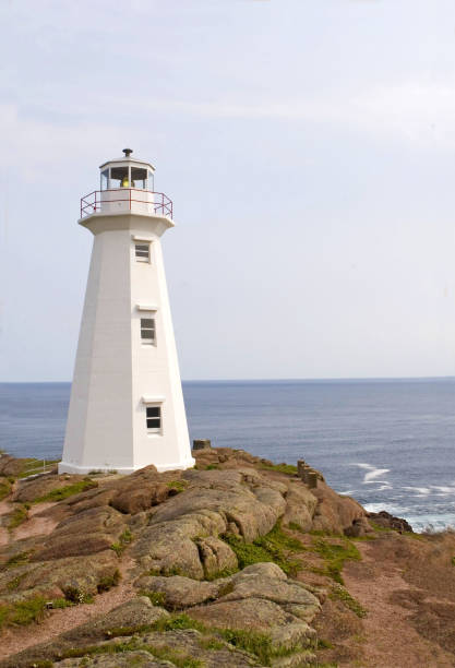 istock Vertical of the lighthouse at Cape Spear in Newfoundland 810169140
