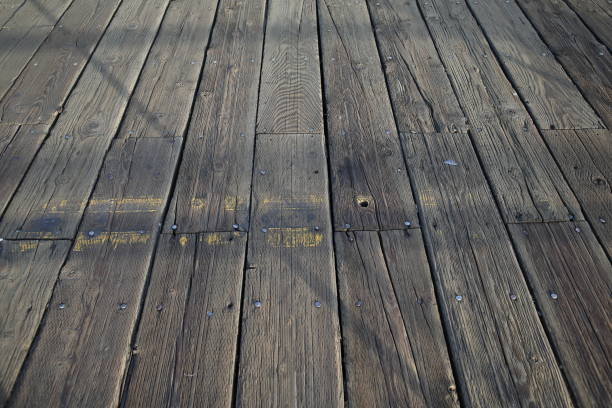 istock Wooden floor. Close up 810172026
