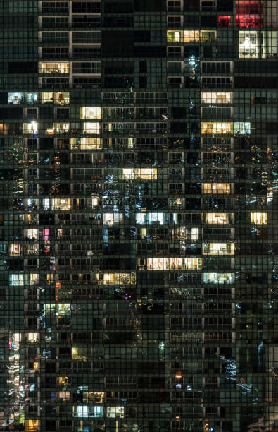 istock windows of resident building 810182190