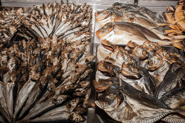 istock Variety of small smoked fish 810182250