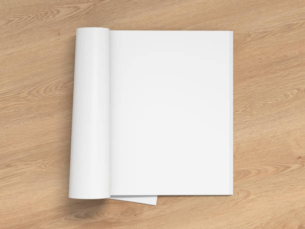 istock Blank white magazine pages isolated 810182660