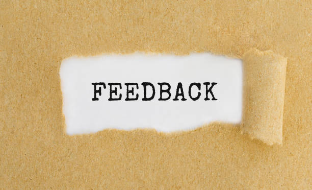 istock Text Feedback appearing behind ripped brown paper 810232874