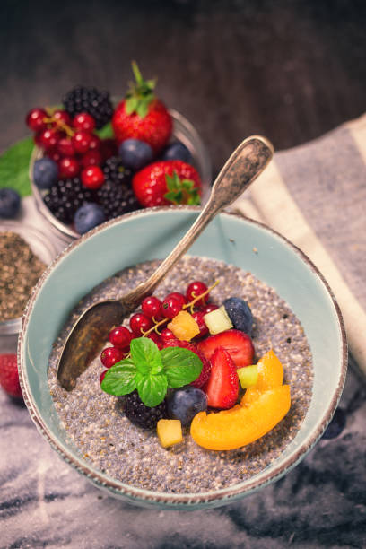 istock Healthy Breakfast With Chia Seeds 810232918