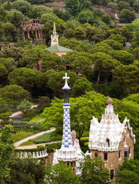 istock Park Guell designed by Antoni Gaudi, Barcelona 810300278