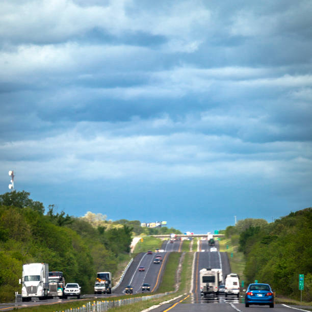 istock Going west. On the road to Kansas City. 810300842
