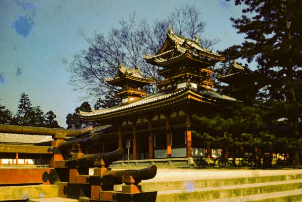 The golden Pavilion of Absolute Perfection in Nan Lian Garden, Chi Lin Nunnery, a large Buddhist temple in Diamond Hill, Kowloon, Hong Kong