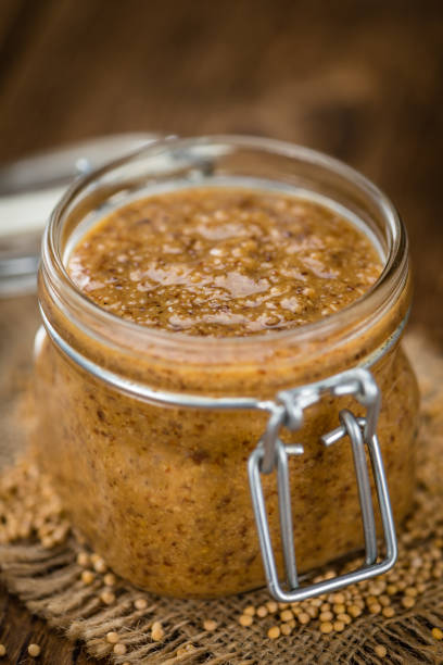 istock Fresh made Sweet Mustard 810347750