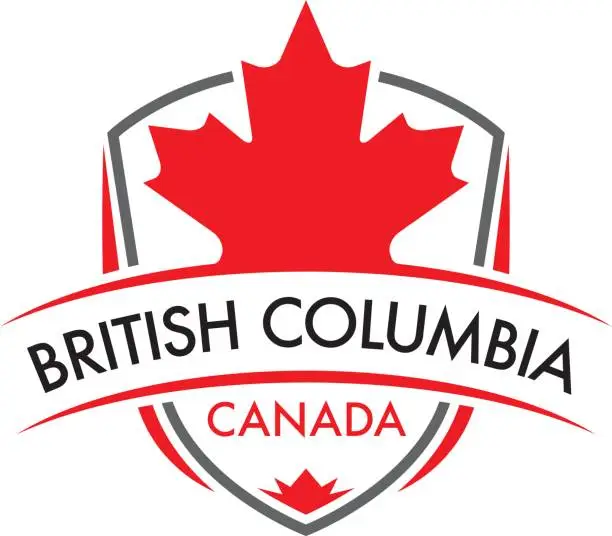 Vector illustration of British Columbia Crest
