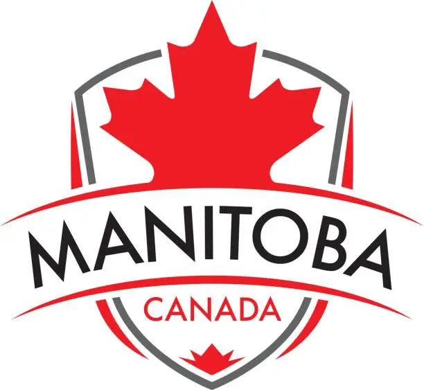 Vector illustration of Manitoba Crest