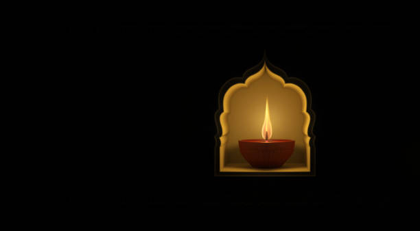istock Indian Traditional Oil Lamp 810400032