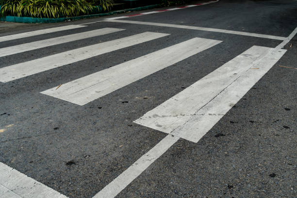 istock Crosswalk on asphalt road 810434262