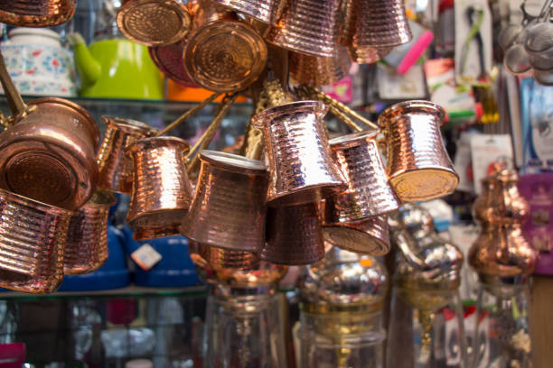 istock Coffee pots made in a traditional style 810439414