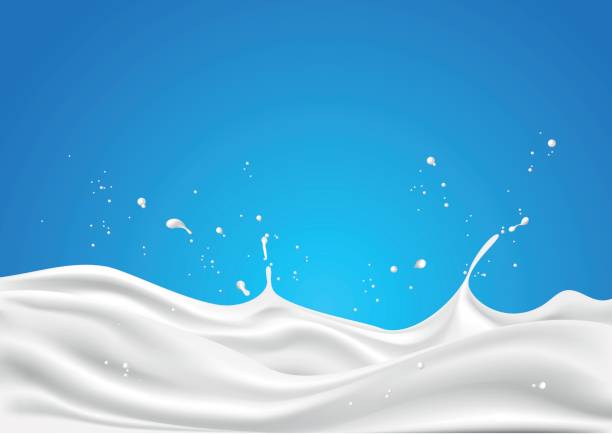 illustrazioni stock, clip art, cartoni animati e icone di tendenza di latte astratto increspato di sfondo. - ripple water waterdrop drop