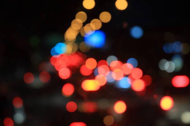 istock Street traffic light bokeh 810450444