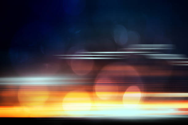 Defocused view of sunset
