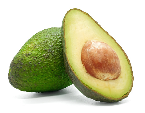 Avocado isolated on a white background