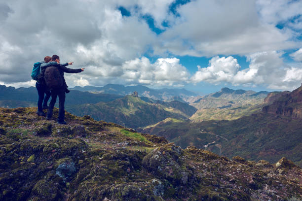 istock hikers in Grand Canary 810485732