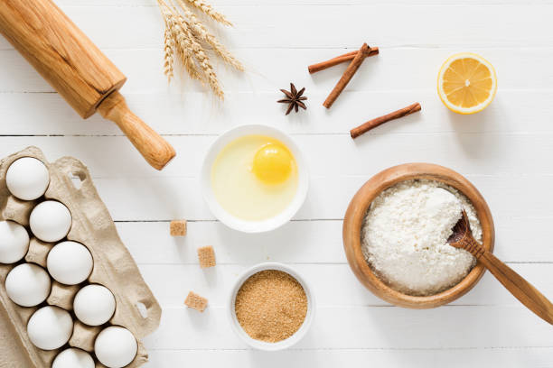 istock Ingredients for baking a cake / pastry / cookies 810486578