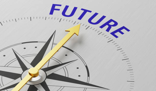 istock Compass needle pointing to the word Future 810511460