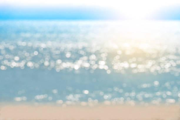 istock Sea water bokeh background with sunlight 810515468