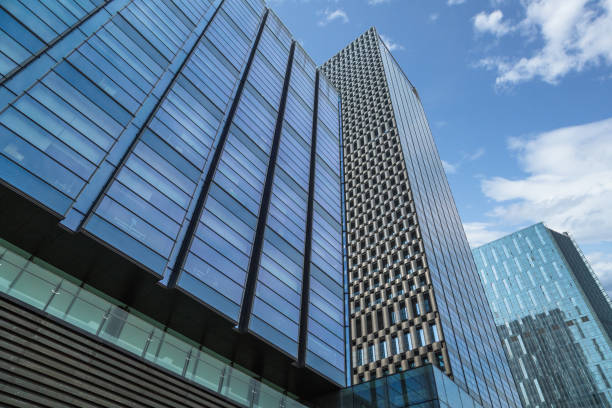 istock Low angle view of skyscraper in shanghai 810518164