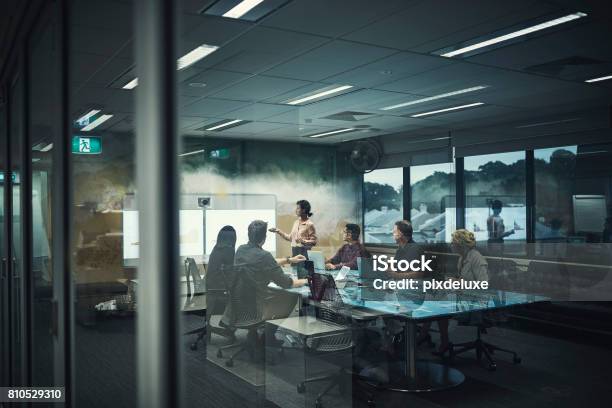 Presenting Some Of Her Top Ideas To The Team Stock Photo - Download Image Now - Office, Meeting, Strategy