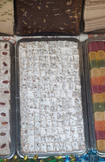 istock Turkish delight in a metal tray 810529842