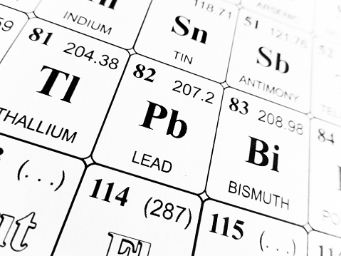 lead on the periodic table of the elements