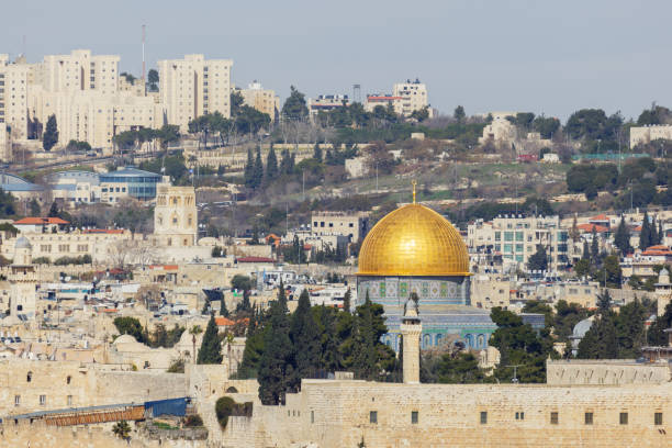 istock Far view to mosque of Al-aqsa 810546348