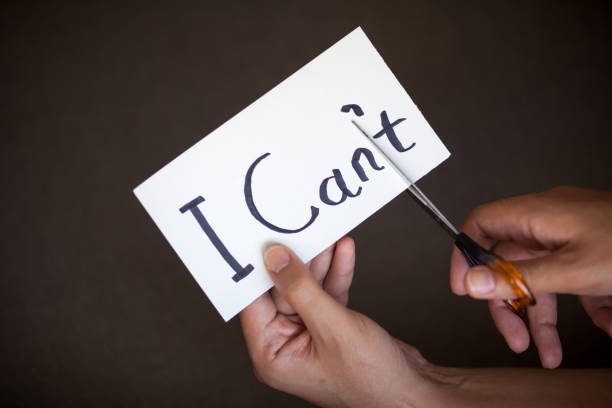 istock Word 'I can't' on wooden background 810552618
