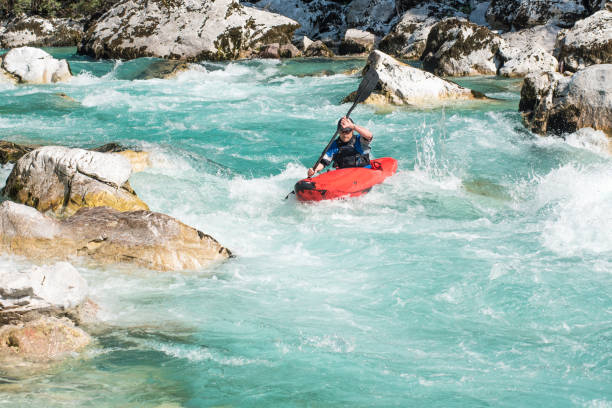 istock Kayaker In White Water's Of River Soca 810563708