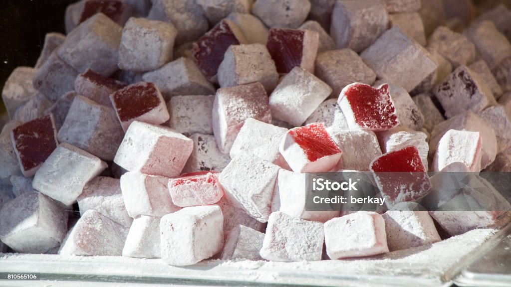 Tradizionale delizia turca rahat lokum - Foto stock royalty-free di Cibo Tradizionale delizia turca rahat lokum - Foto stock royalty-free di Cibo
