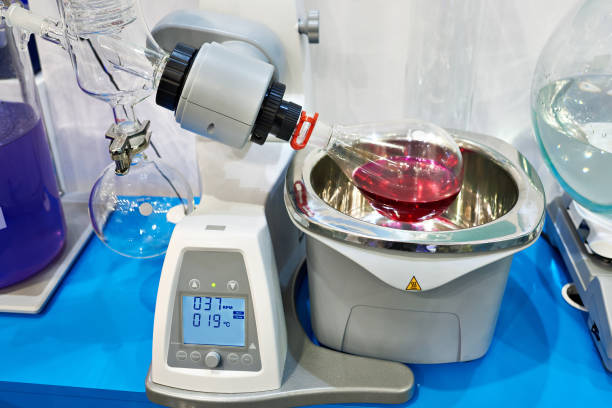 istock Rotary Evaporator, Vertical Dry-Ice Condenser 810571264