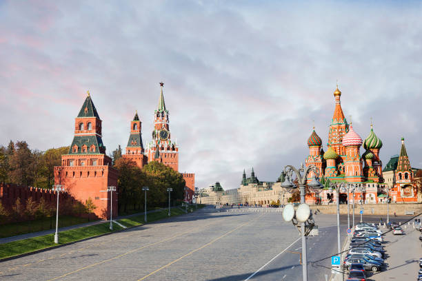 istock Moscow. St. Basil's Cathedral on Red Square. 810595312