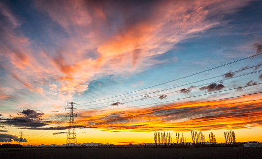 New Zealand Pylon at Sunset