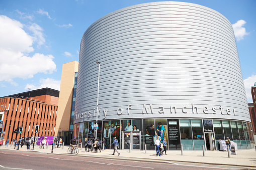 Manchester, UK - 4 May 2017: College Buildings Of The University Of Manchester